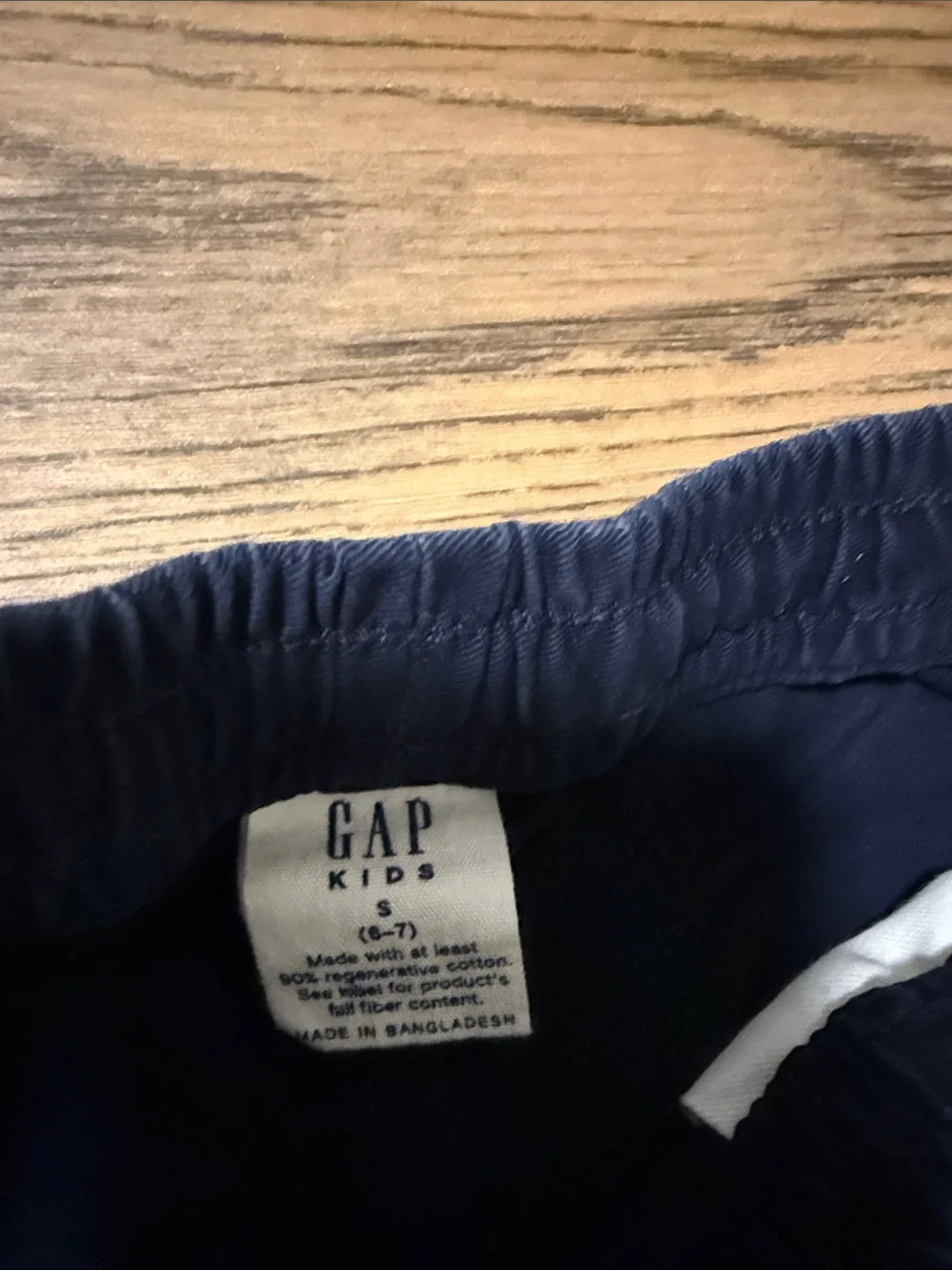 GAP kids Navy Elastic-Waist Casual Shorts